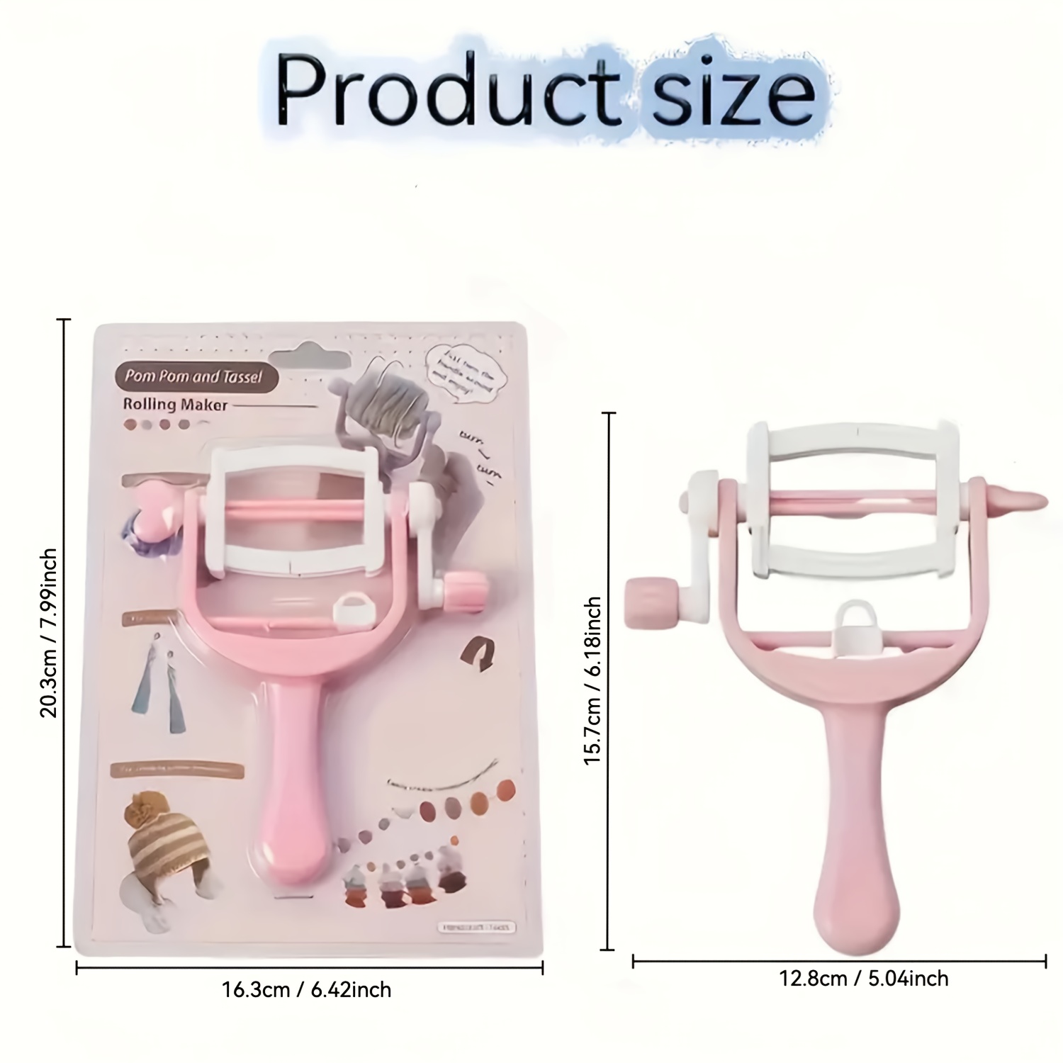 Hand-cranked Winding Coil Fur  - Pom Pom Maker Tool のレビューと価格