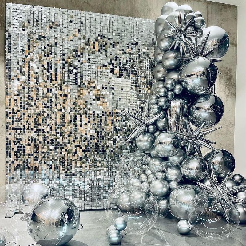 12/16/18/24PCS Shimmer Wall Ba - Sequin Fabric Panel のレビューと価格