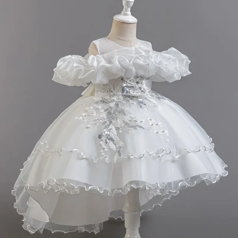 Fashion Flower Girl Dresses fo - Lace Ribbon Trim のレビューと価格