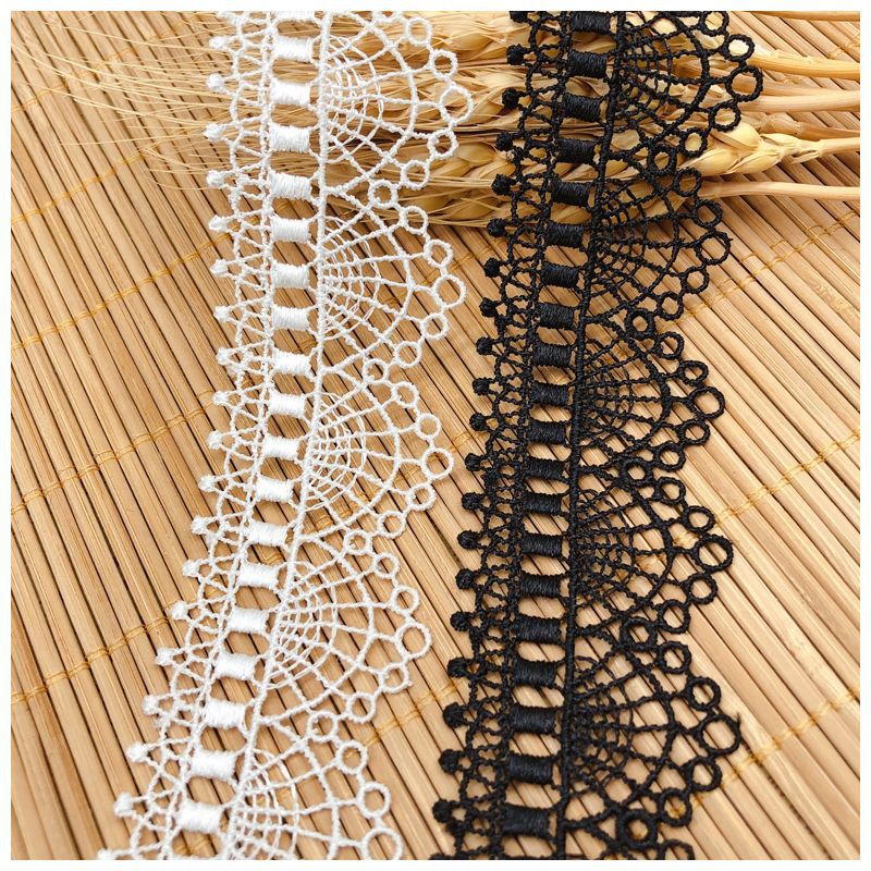 Hollow Embroidery Clavicle Cha - Lace Ribbon Trim のレビューと価格