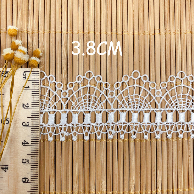 Hollow Embroidery Clavicle Cha - Lace Ribbon Trim のレビューと価格