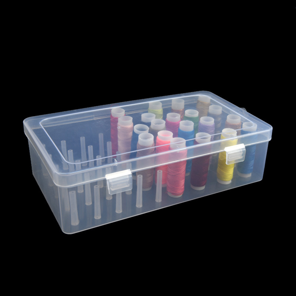 New Sewing Thread Box 42 Piece - Craft Embellishment Storage のレビューと価格