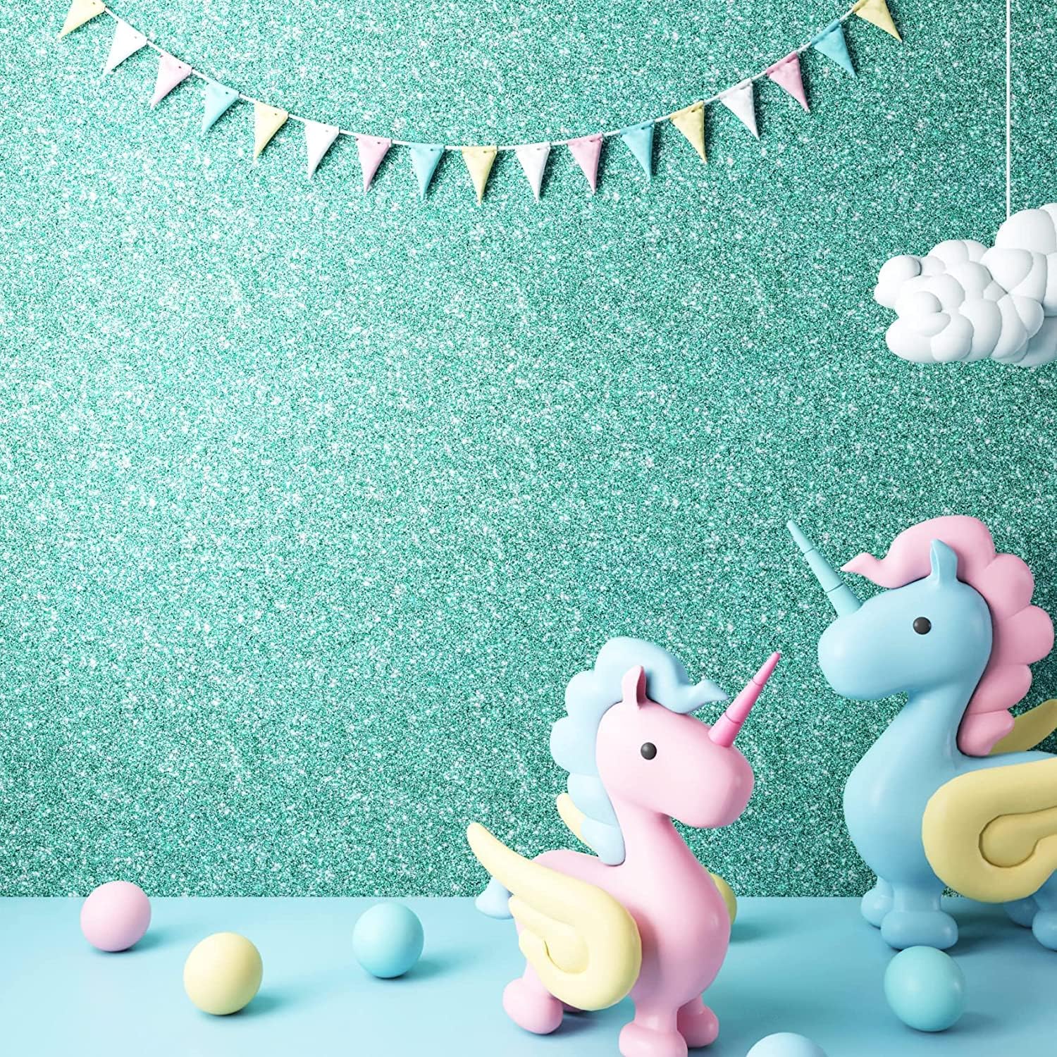 Sparkly Glitter Shiny Fabric S - Glitter Vinyl Roll のレビューと価格
