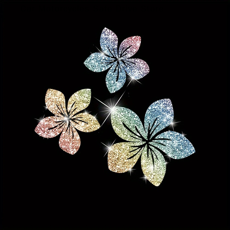 Floral Glitter Decorative Car  - Glitter Vinyl Roll のレビューと価格