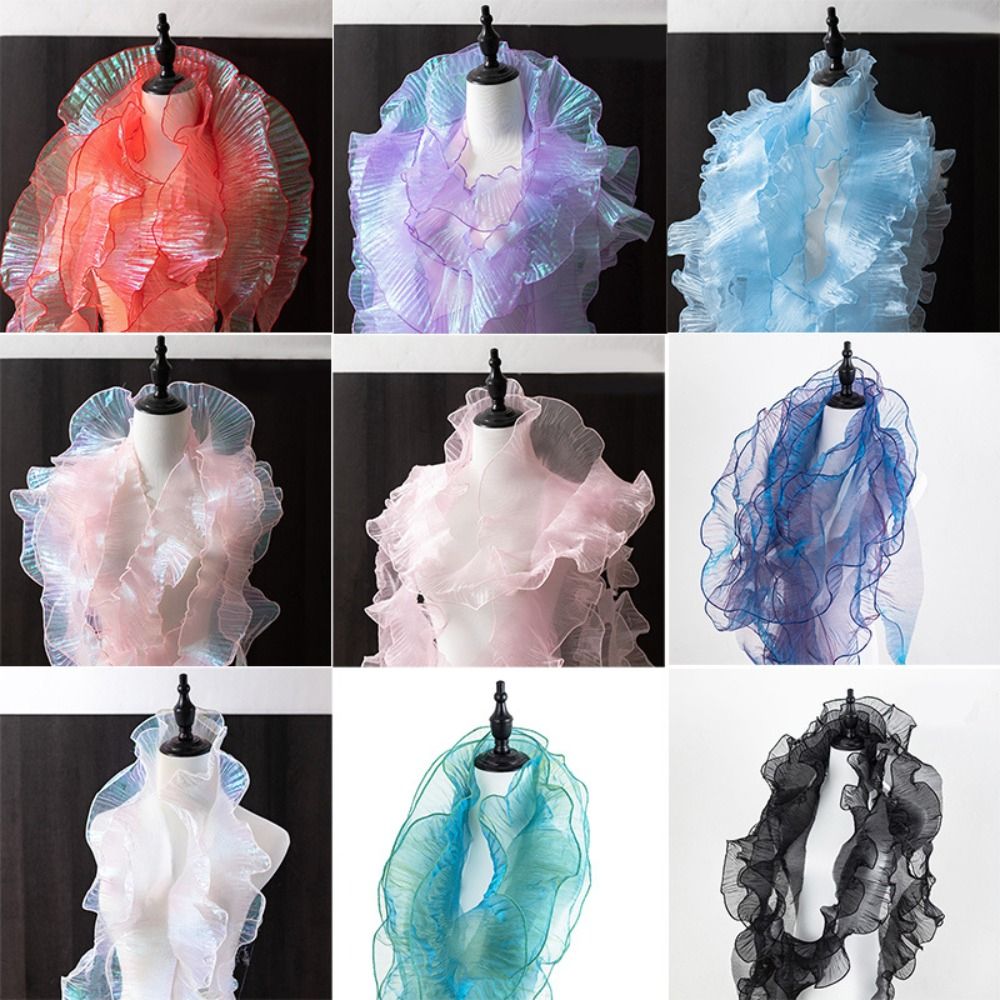 1 Yard Pleated Lace Ribbon Mer - Lace Ribbon Trim のレビューと価格