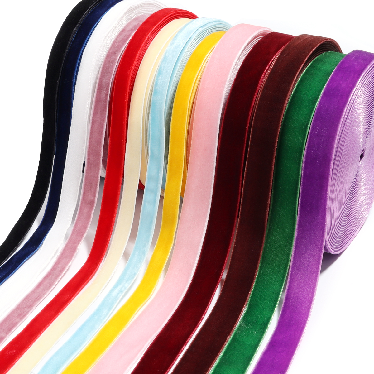 (10Yards/roll) Velvet Ribbon C - Velvet Ribbon Roll のレビューと価格