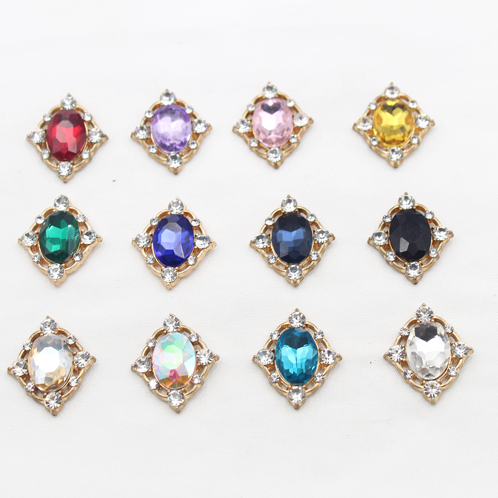 10Pcs Vintage Crystal Sew on C - Craft Embellishments のレビューと価格