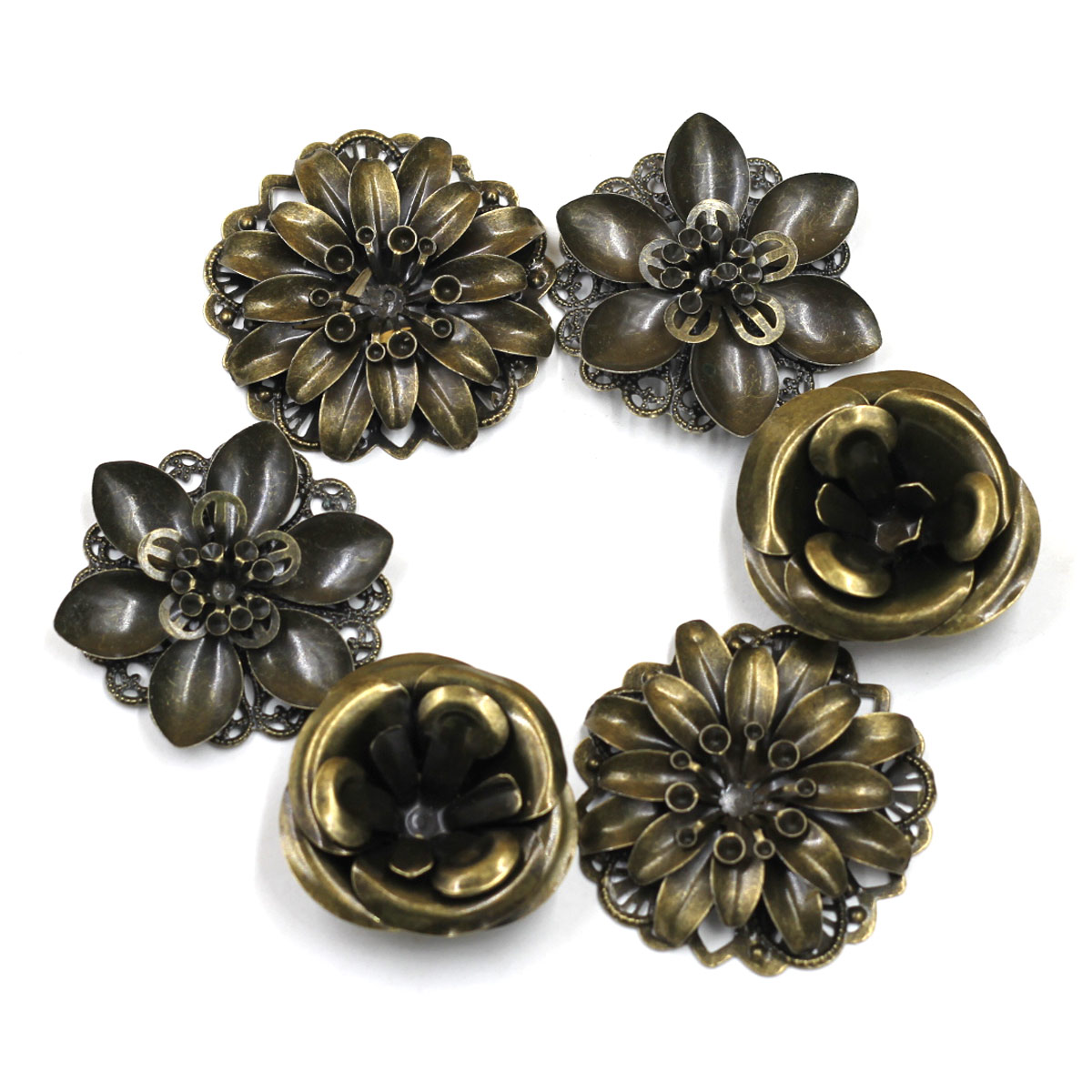 6Pcs Embellishments Combinatio - Craft Embellishments のレビューと価格
