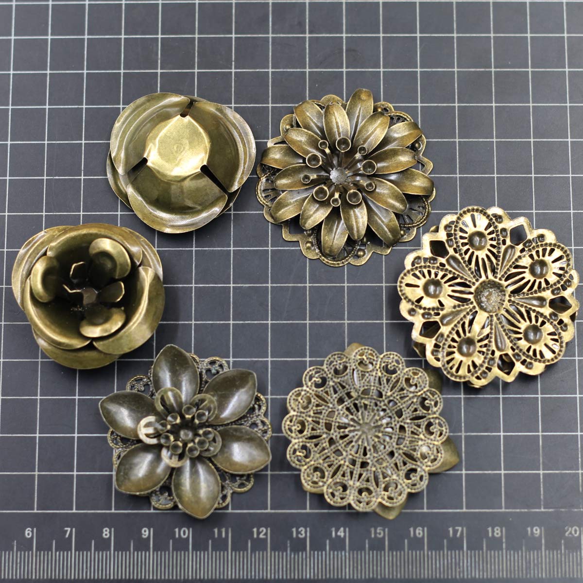 6Pcs Embellishments Combinatio - Craft Embellishments のレビューと価格