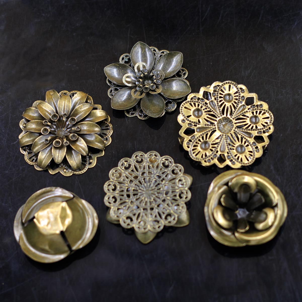 6Pcs Embellishments Combinatio - Craft Embellishments のレビューと価格