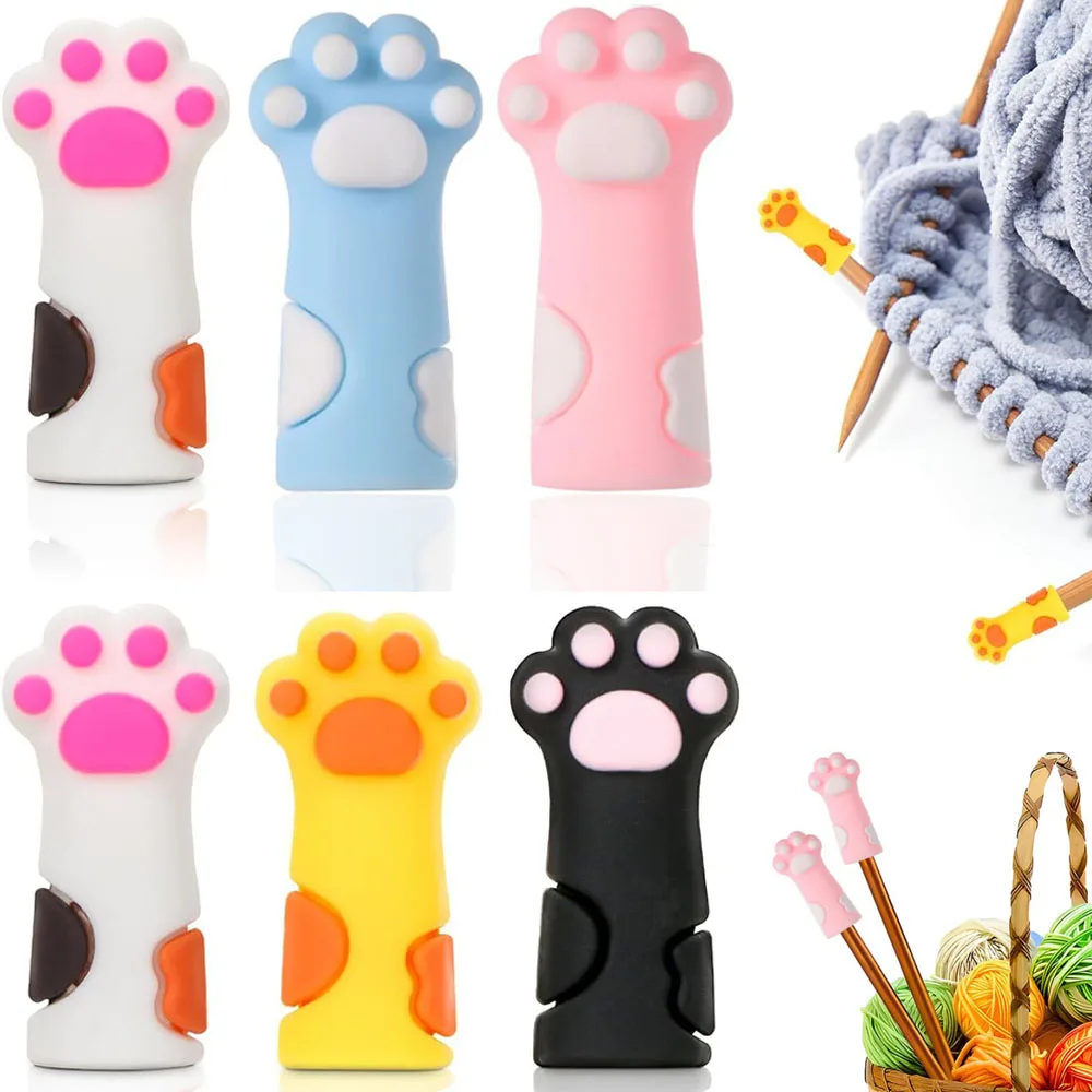 6pcs Cute Cat Paw Knitting Nee - Pom Pom Maker Tool のレビューと価格