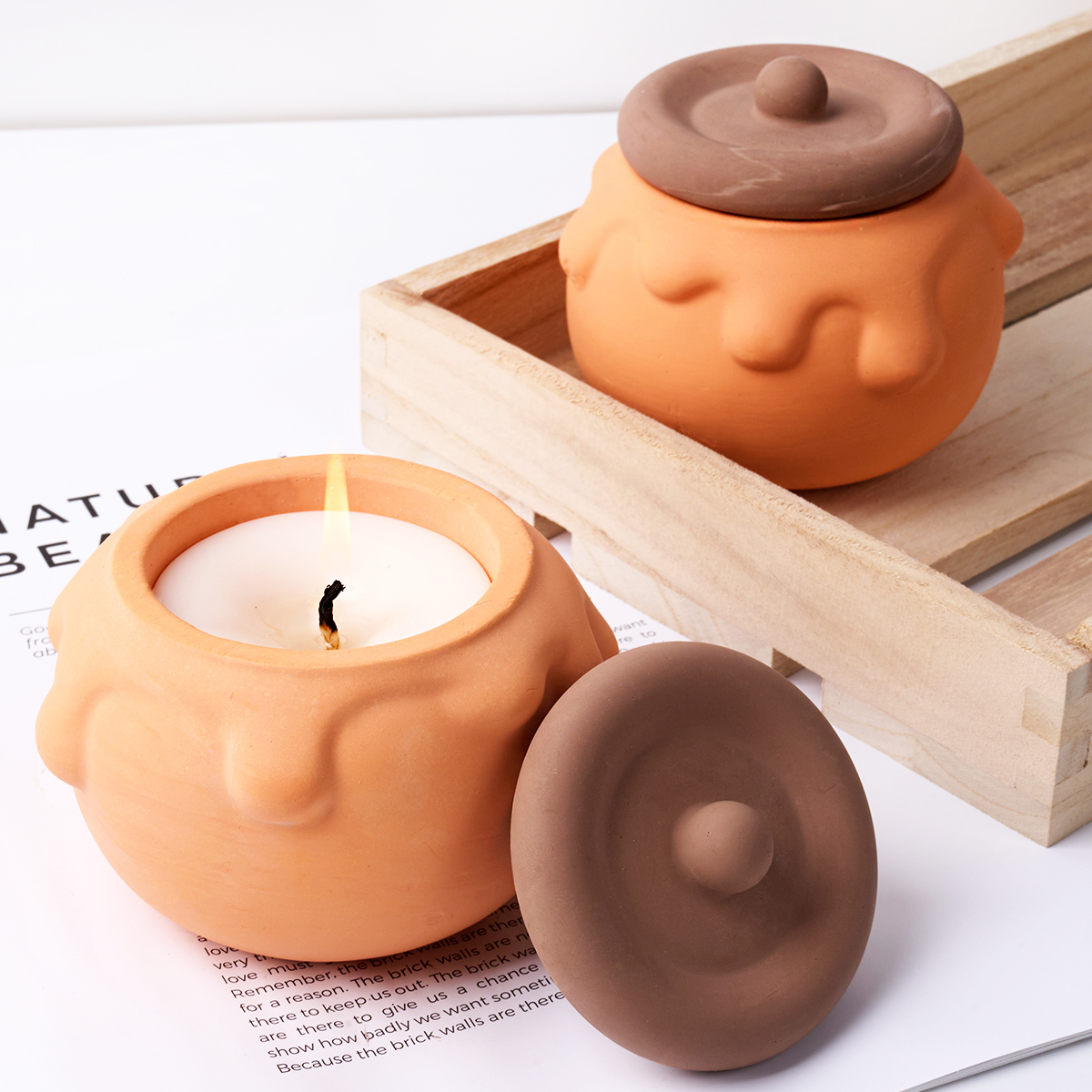 3D Honey Candle Jar Silicone M - Craft Embellishment Storage のレビューと価格