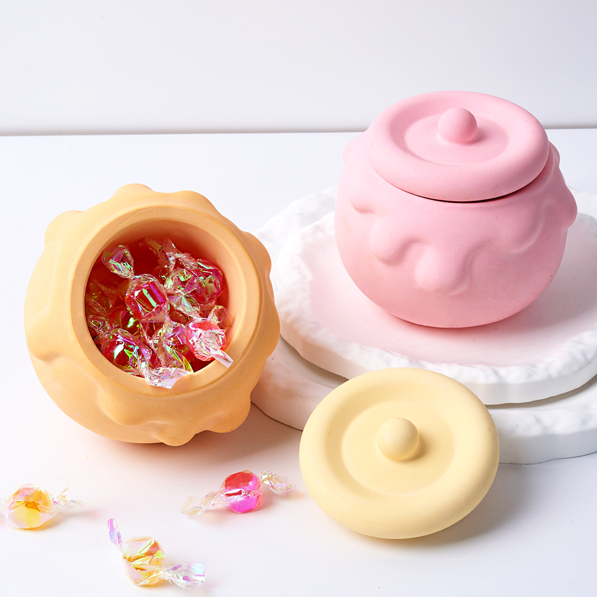 3D Honey Candle Jar Silicone M - Craft Embellishment Storage のレビューと価格