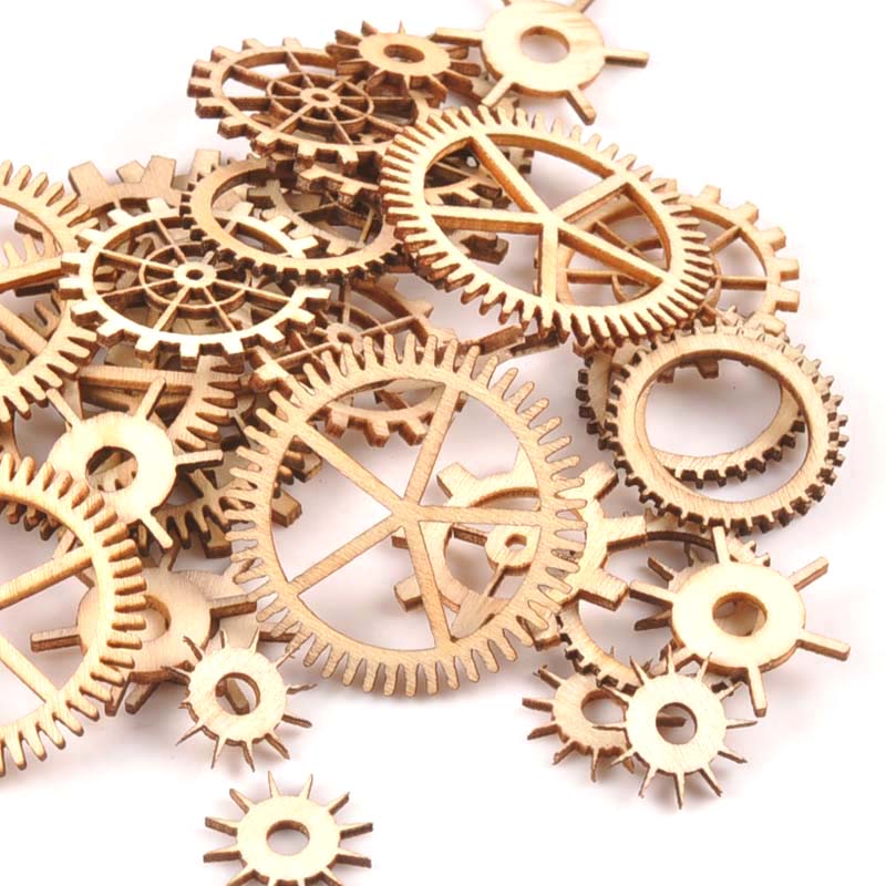 20-40mm 36pcs Unfinished Wood  - Embellishments For Scrapbooking のレビューと価格