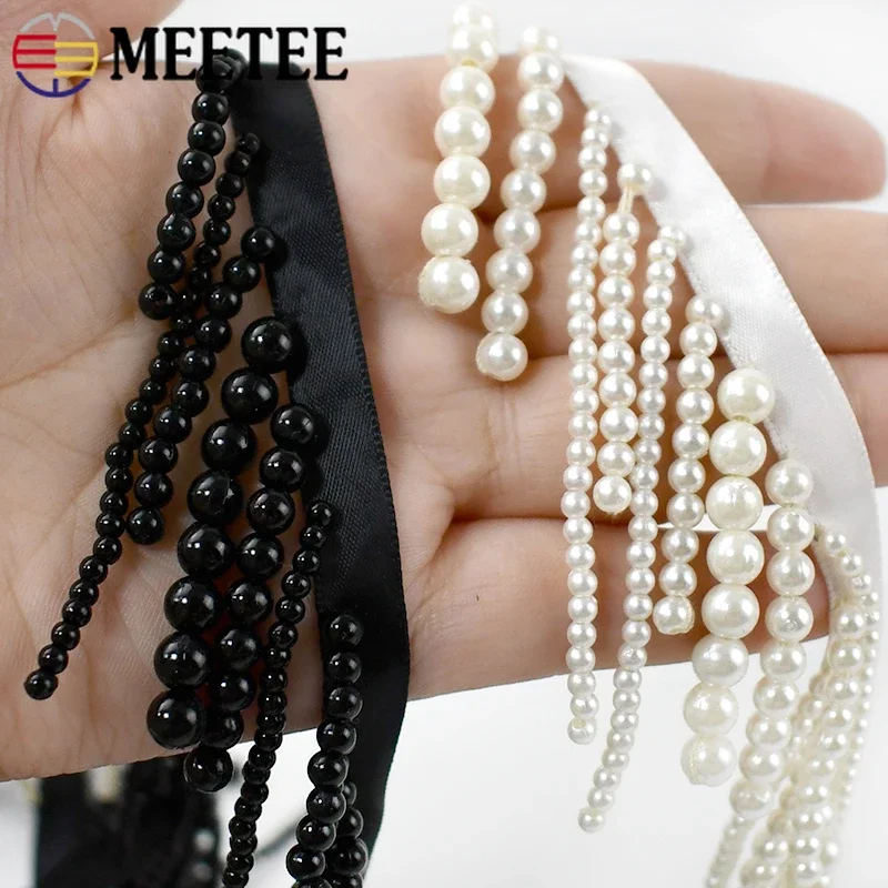 1/2Yards Pearl Beaded Tassel F - Beaded Trim Fringe のレビューと価格