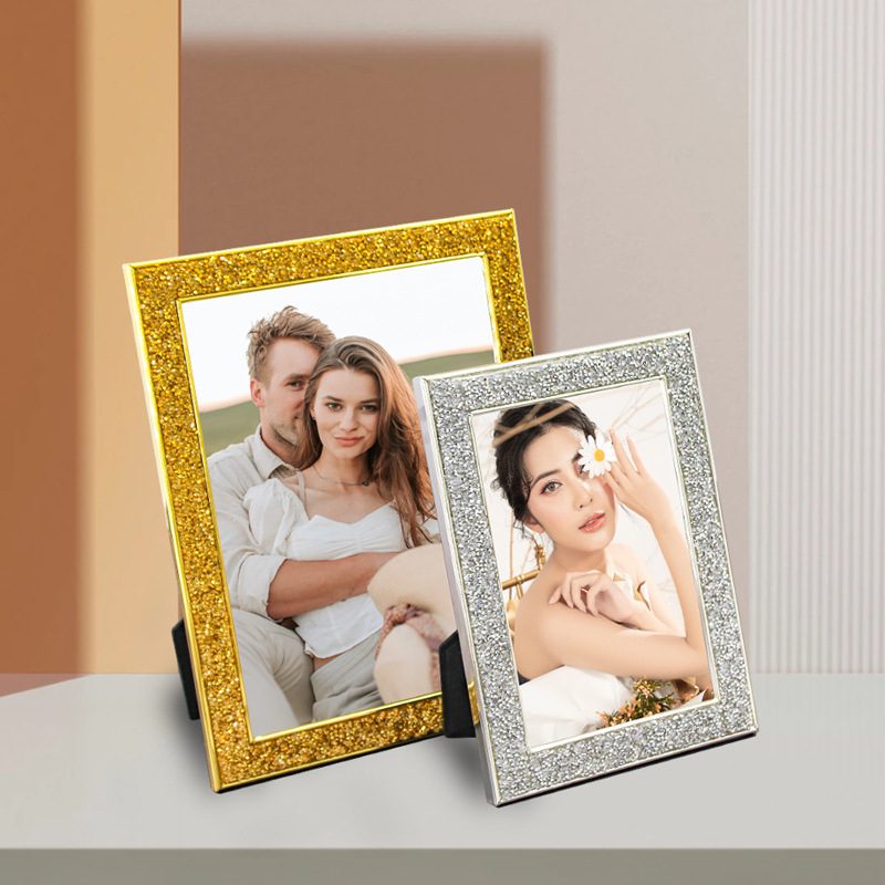 7-Inch Metallic Plated Picture - Sequin Fabric Panel のレビューと価格