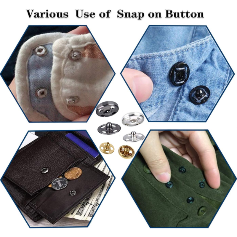 10/50 Set 8-10mm Metal Sew-on  - Iron On Stud Set のレビューと価格