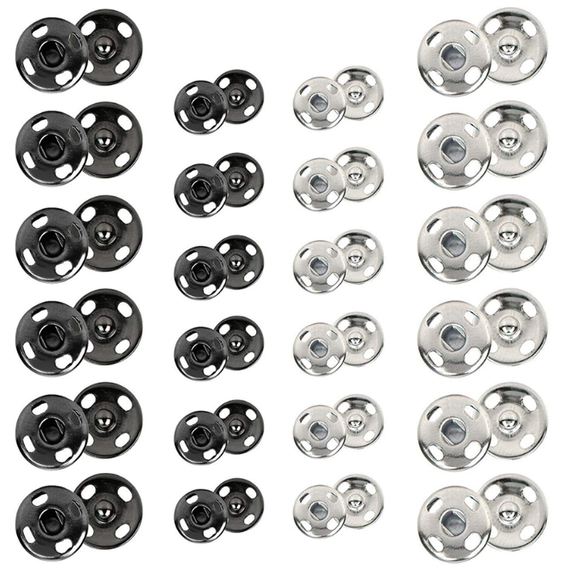 10/50 Set 8-10mm Metal Sew-on  - Iron On Stud Set のレビューと価格