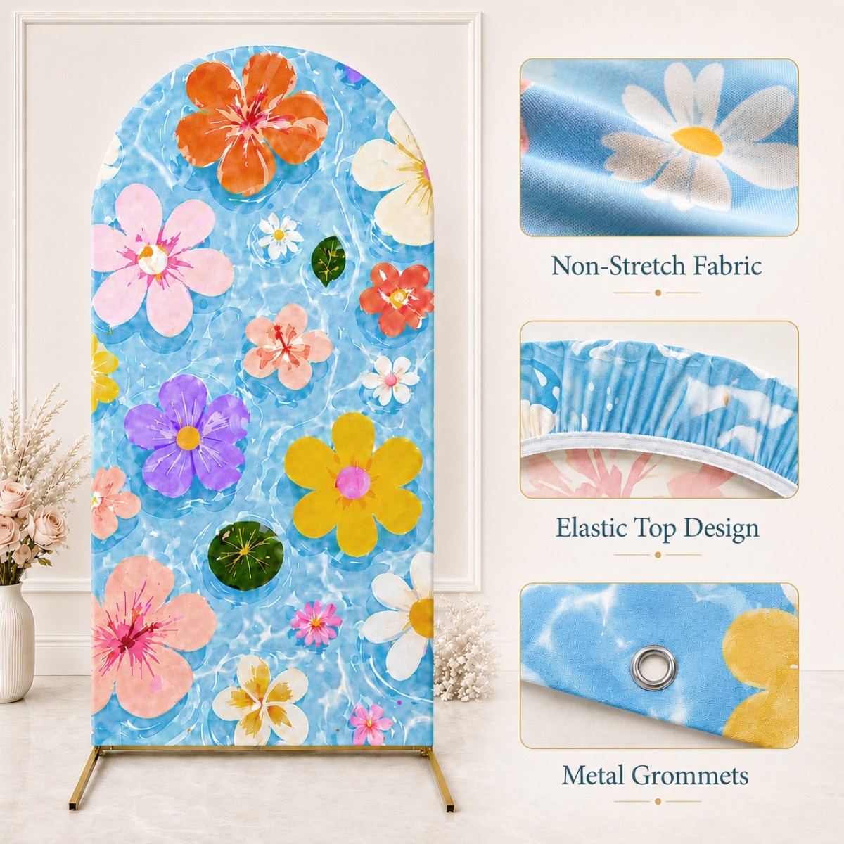 Party Supplies Arch Backdrop C - Sequin Fabric Panel のレビューと価格