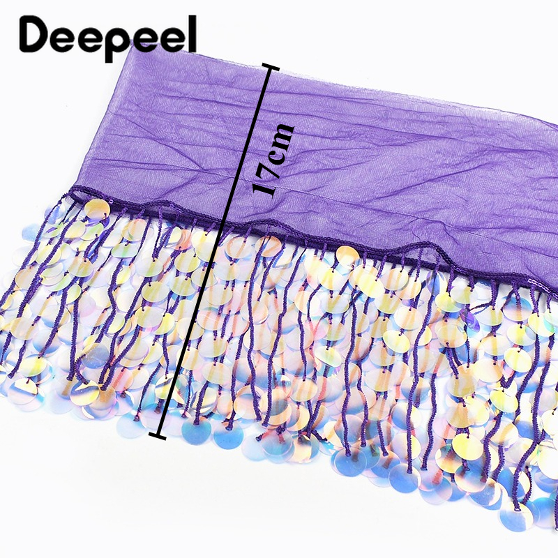 3Yards 17cm Beaded Sequins Tas - Beaded Trim Fringe のレビューと価格