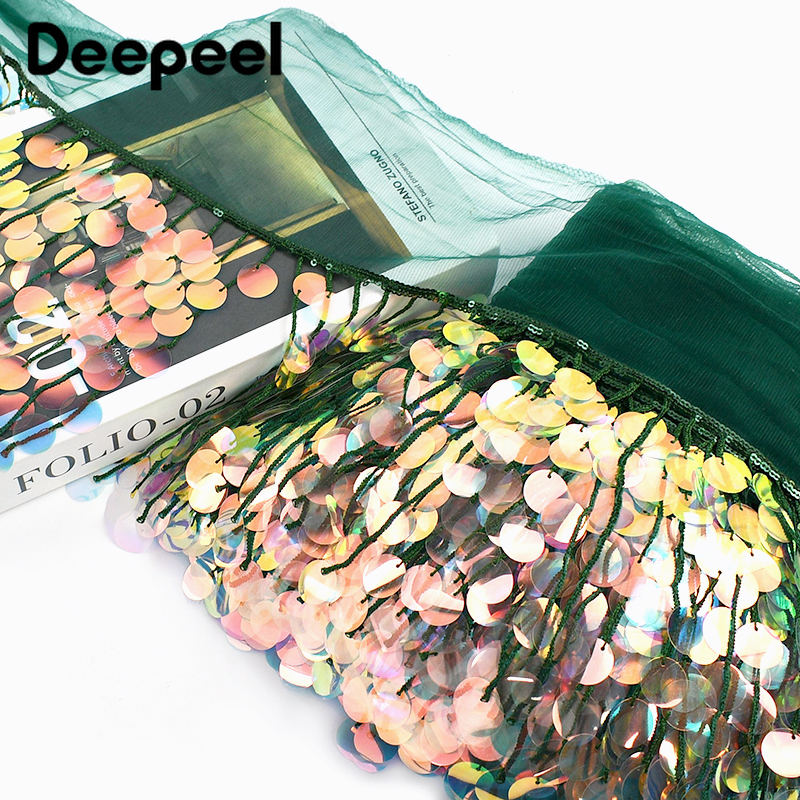 3Yards 17cm Beaded Sequins Tas - Beaded Trim Fringe のレビューと価格