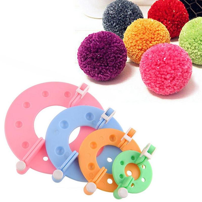 8Pcs 4 Sizes Plastic Pompom Ma - Pom Pom Maker Tool のレビューと価格