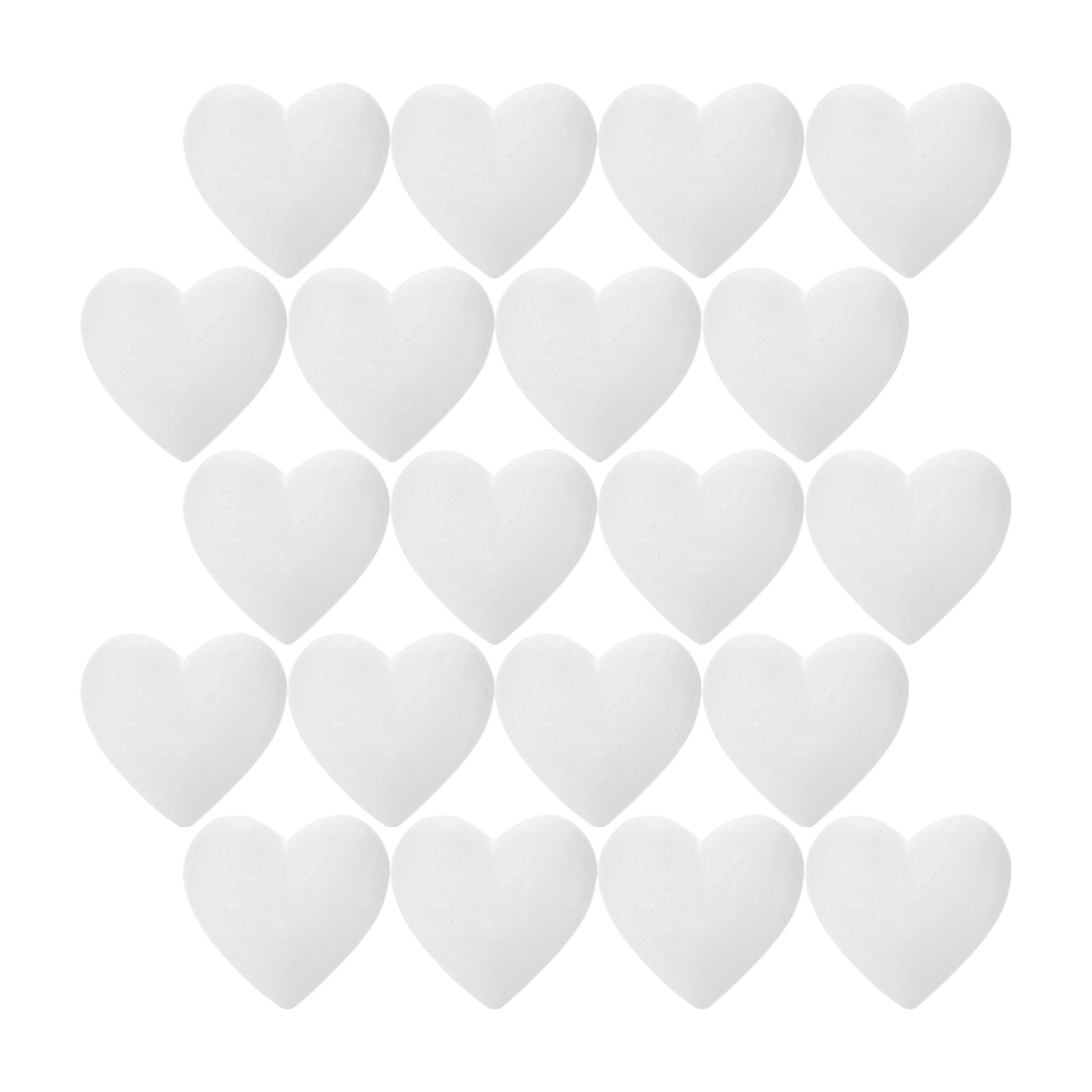 20Pcs Blank Heart Foam Balls L - Craft Embellishments のレビューと価格