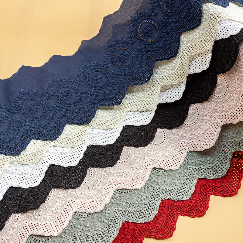 2Yards Colorful  Cotton Embroi - Lace Ribbon Trim のレビューと価格