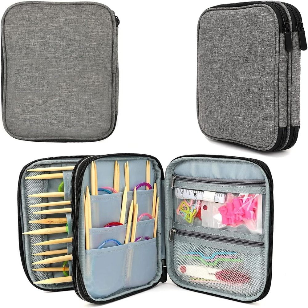 Knitting Needle Case, Portable - Craft Embellishment Storage のレビューと価格