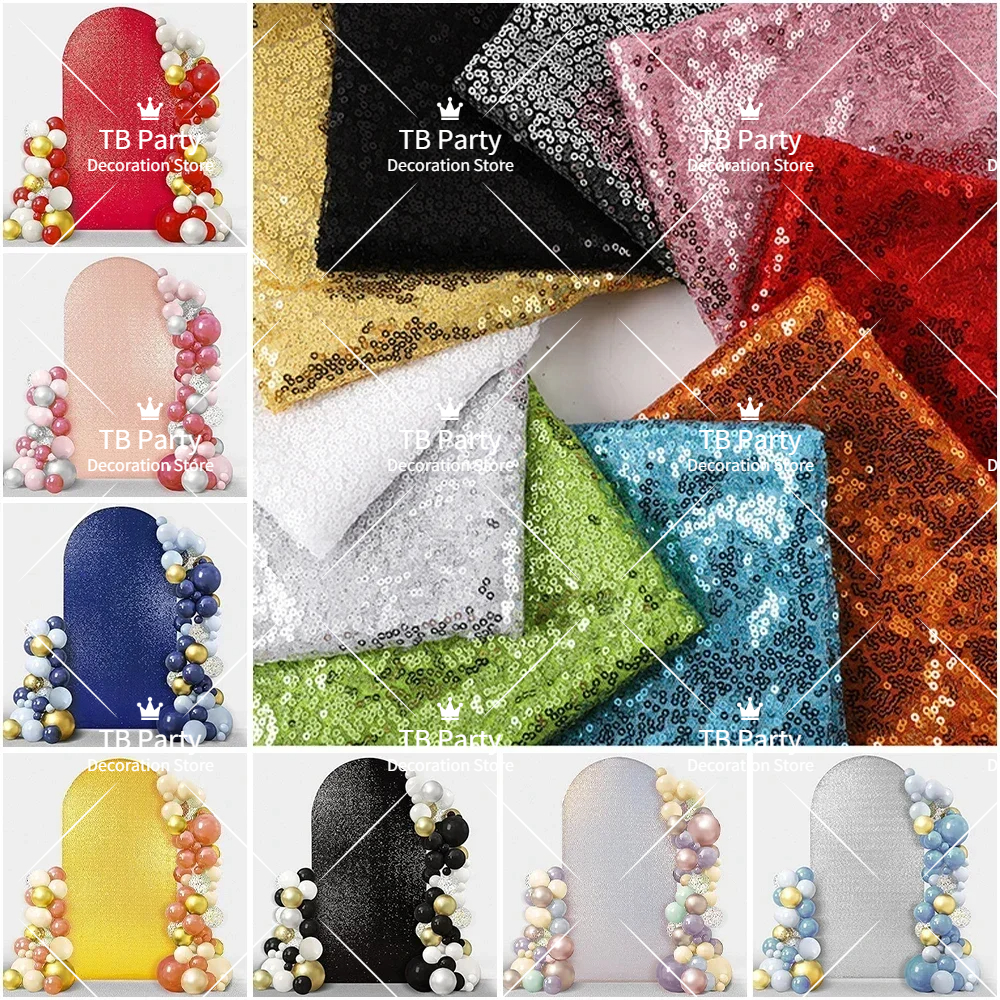 4 Colors 7 Sizes Sequin Arch F - Sequin Fabric Panel のレビューと価格