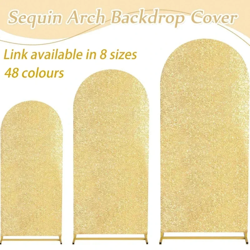 4 Colors 7 Sizes Sequin Arch F - Sequin Fabric Panel のレビューと価格