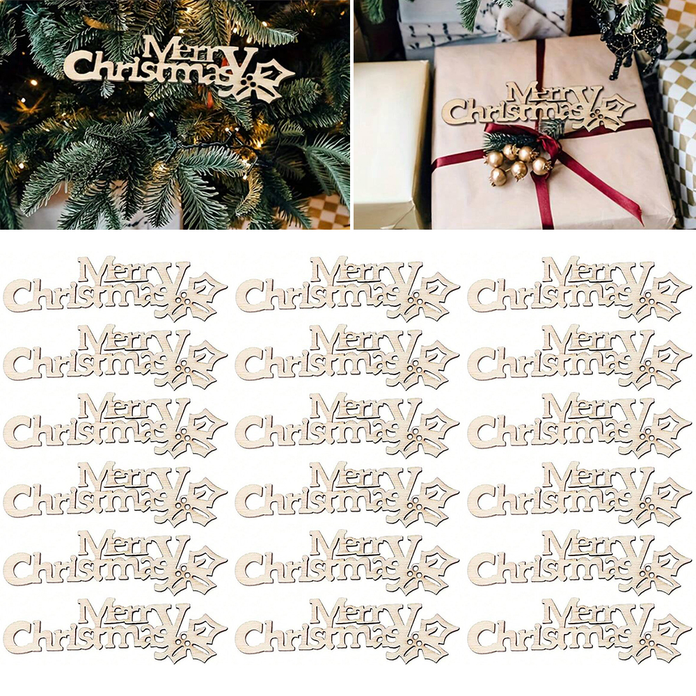 10/20/100Pcs Merry Christmas W - Embellishments For Scrapbooking のレビューと価格