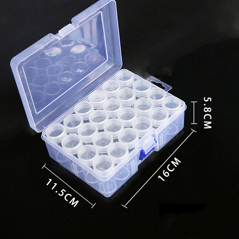 Bottles Box Storage Transparen - Craft Embellishment Storage のレビューと価格