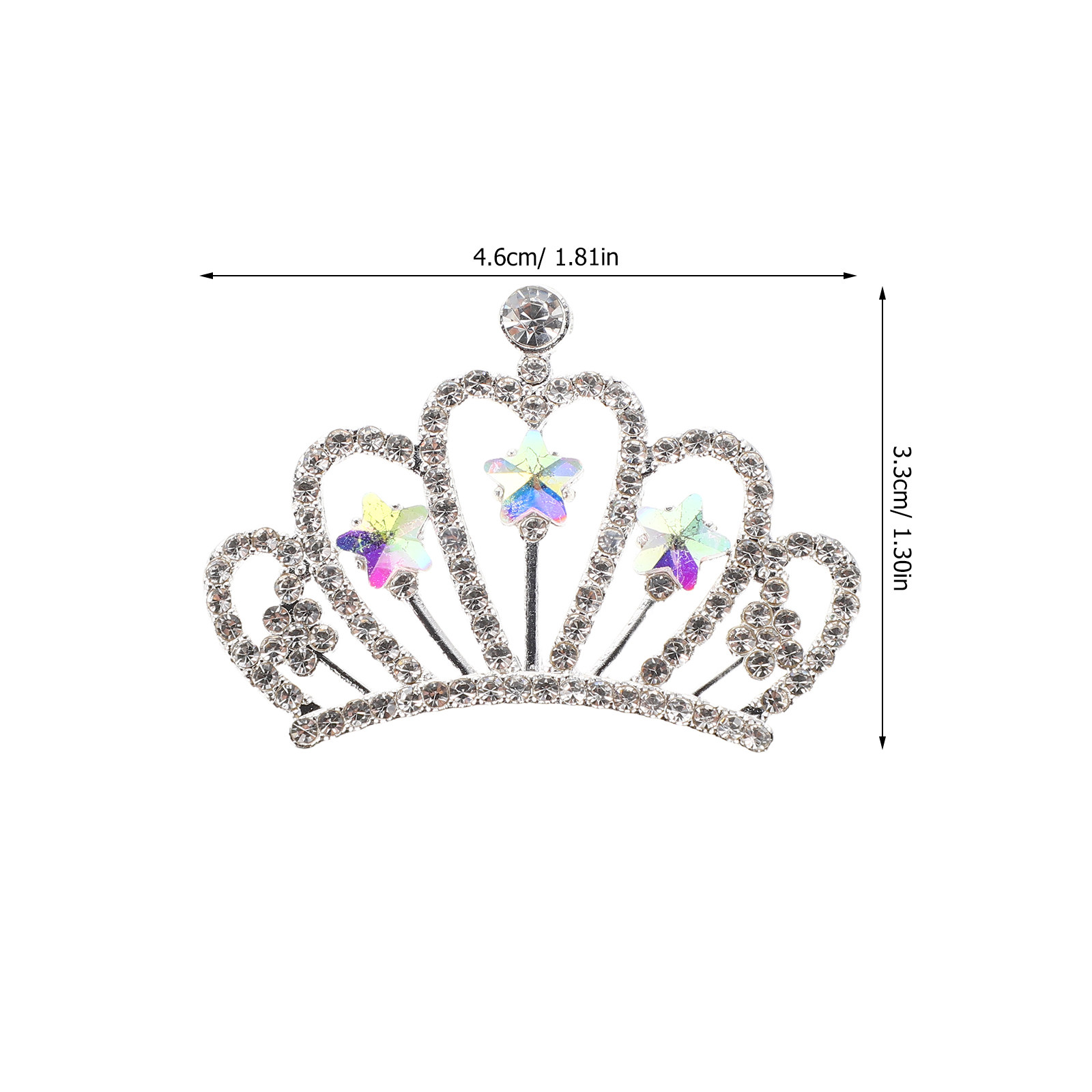 10Pcs Rhinestone Crown Embelli - Craft Embellishments のレビューと価格