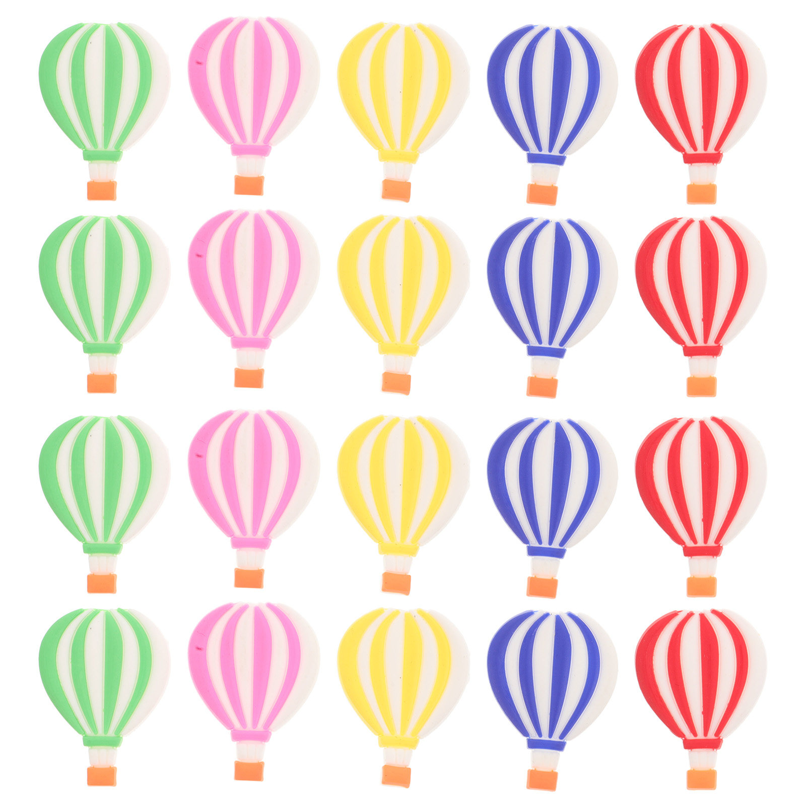 20Pcs Hot Air Balloon Phone Ca - Craft Embellishments のレビューと価格