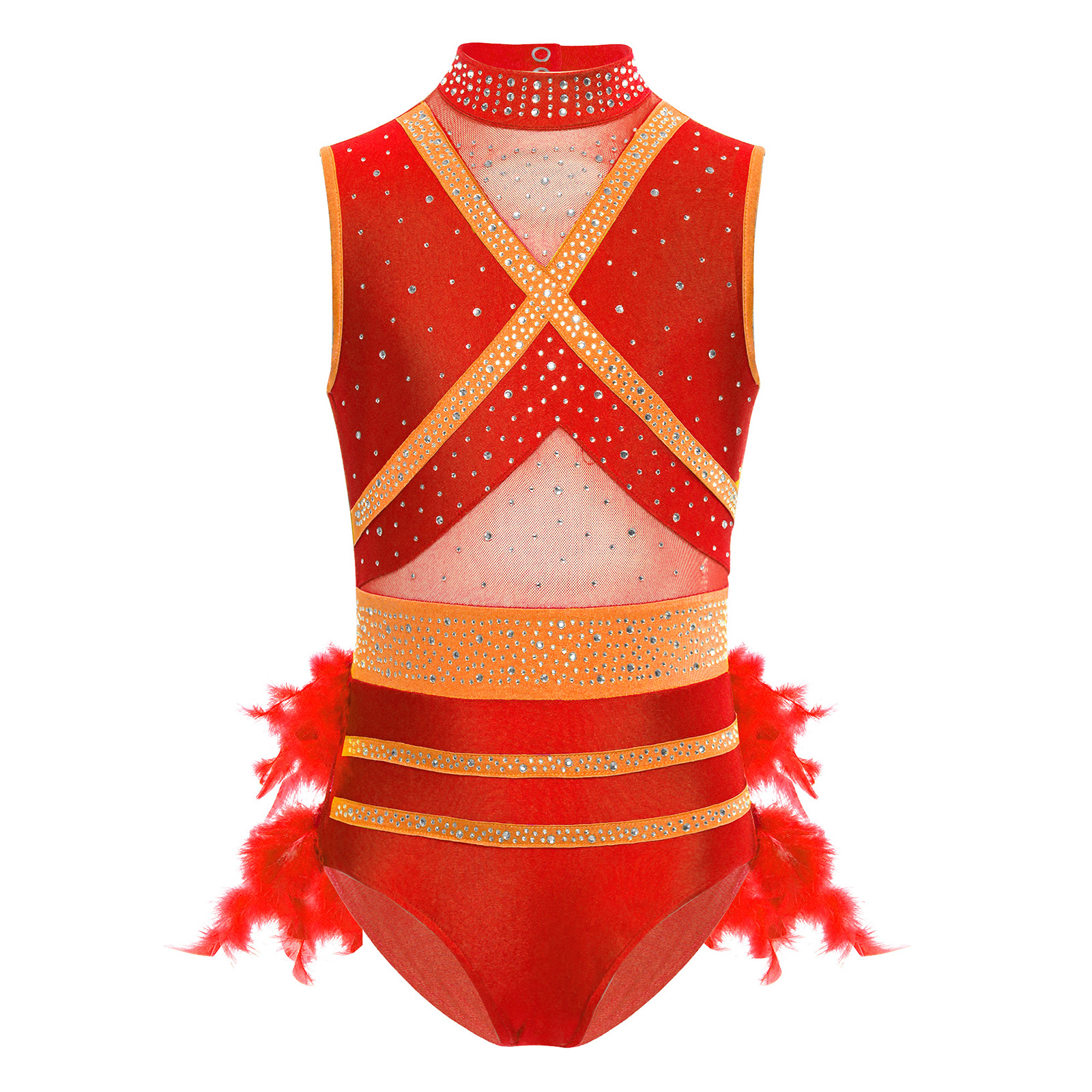 Kids Girls Latin Ballet Dance  - Rhinestone Banding Trim のレビューと価格