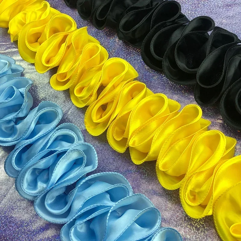 5Yards Pleated Ruffled Trim Sh - Lace Ribbon Trim のレビューと価格