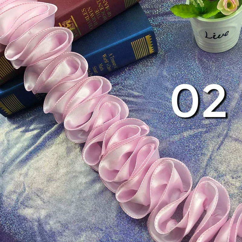 5Yards Pleated Ruffled Trim Sh - Lace Ribbon Trim のレビューと価格